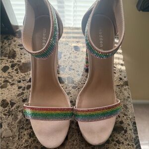 Madden Girl Multicolor Strappy Heels